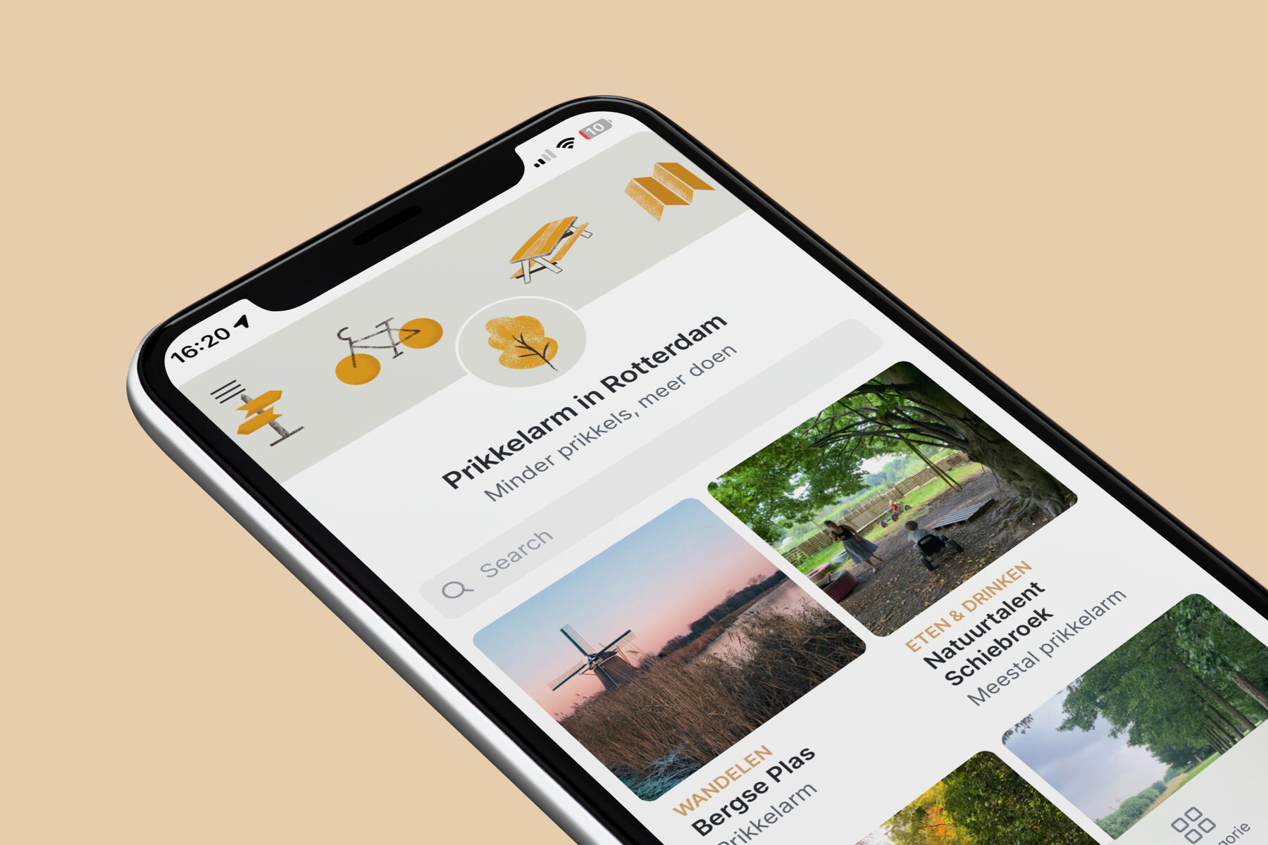 Prikkel app op iPhone